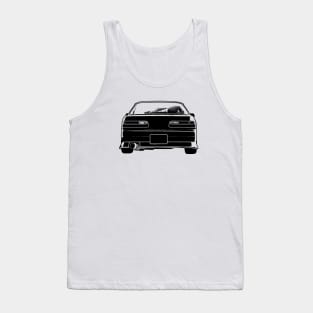 Nissan Silvia S13 Back View Sketch Art Tank Top